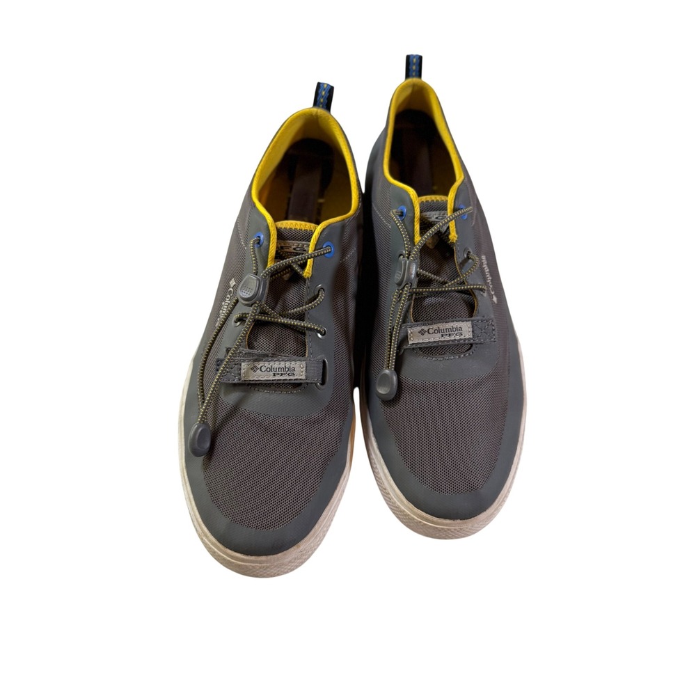 Columbia PFG Boat Shoes Mens 9 Grey Blood n Guts Gorpcore Fisherman Core Coastal